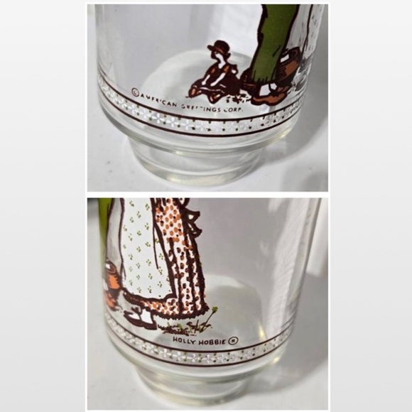 Vintage Holly Hobbie Cup Happy Talk Glass Limited Edition Coca-Cola - Picture 8 of 15